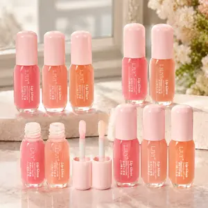 KinoLuxe Co fall gift Lip Oil Set Glossy Transparent Lip Balm, Moisturizing Lip Care with Shiny Finish, Hydrating Lip Gloss for Smoother Lips, Unisex Lip Makeup Kit for Daily Use sexy Lip Kit Sets Lip Color charismatic essence stick non-sticky
