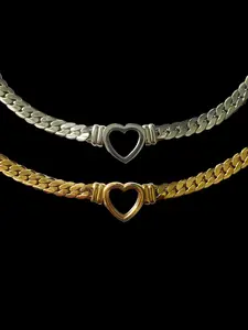 “Steel Heart” necklace