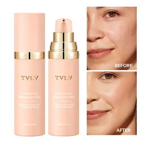 Warm liquid foundation is light, covering defects, not easy to take off makeup, natural makeup, Flawless light foundation, Lightweight Formula Foundation, Natural Look