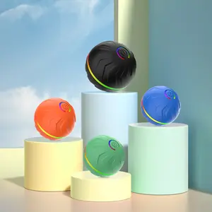 Interactive USB Squeaking Dog Toy TPU Smart Dog Ball: 2 modes (Normal/Smart) – chew-proof, easy to clean, keeps your pup entertained nonstop