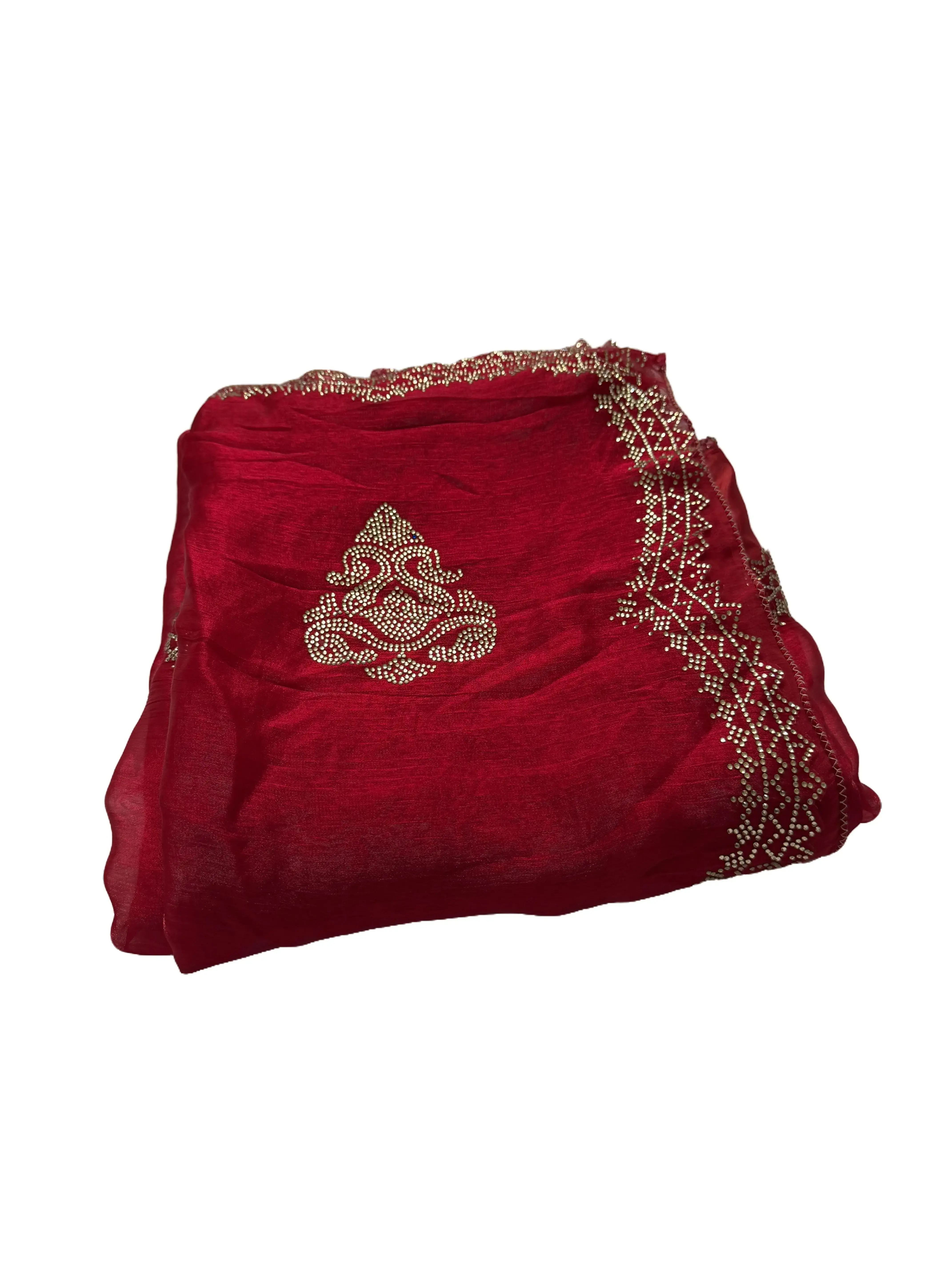 Women's Fancy Dyed Chiffon Saree - Elegant Fabric, Stitch Detail, Matching Blouse, 2-Way Wear (Casual/Formal), Lady's Clothes for Women, Womenswear Costumes & Accessories Addition