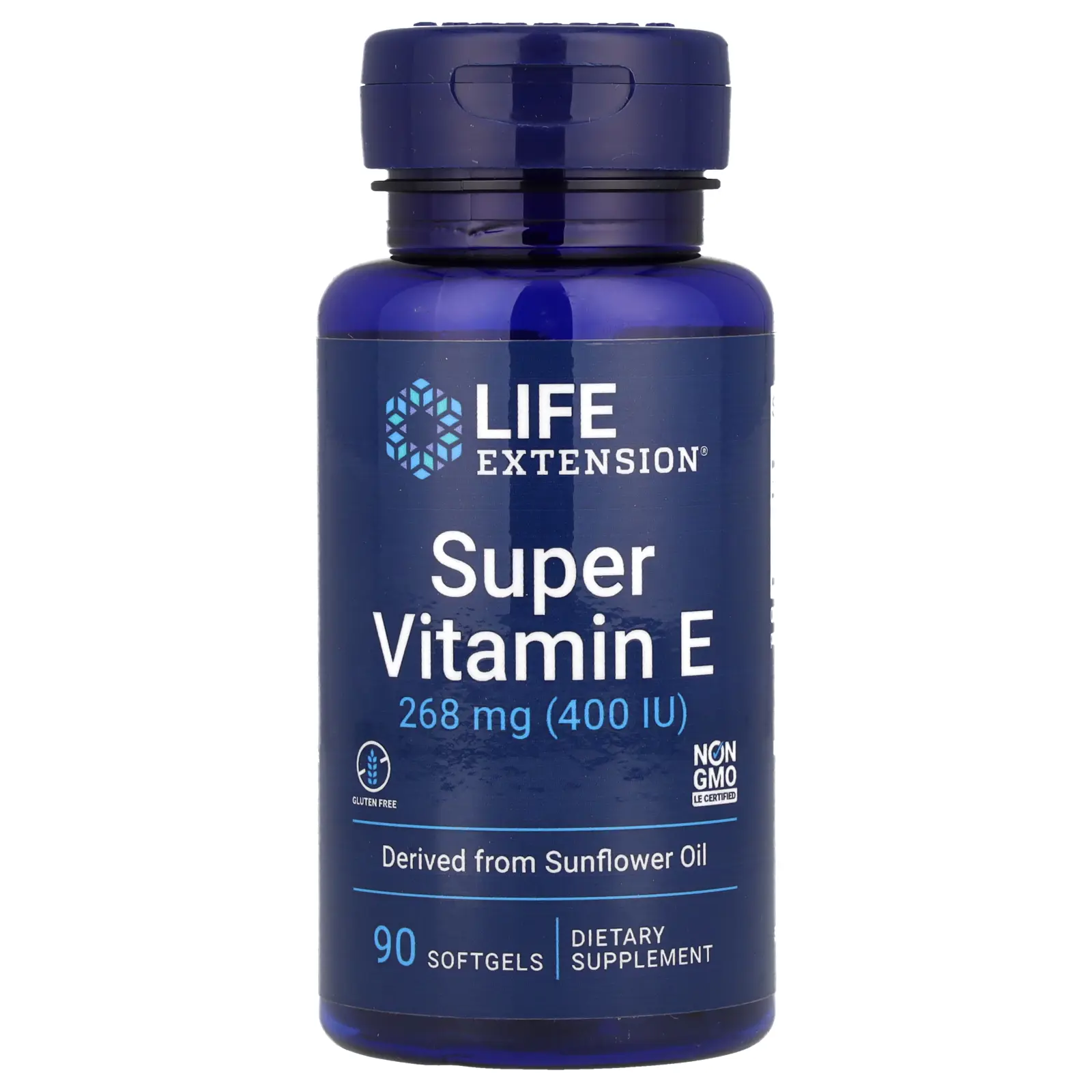 Life Extension Super Vitamin E, 268 mg (400 IU), 90 Softgels Life Extension Super Vitamin E, 268 mg (400 IU), 90 Softgels