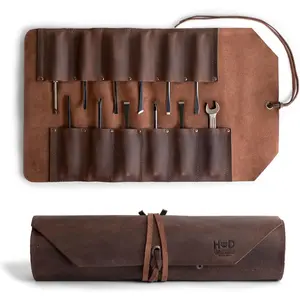 Tool Bag Roll Up, 12 Slot Tool Roll Bag Organizer, Tool Roll Up Bag, Tool Wrap Roll Bags for Travel, Tool Kit Folding Tool Roll Up Mechanic Gifts for Men