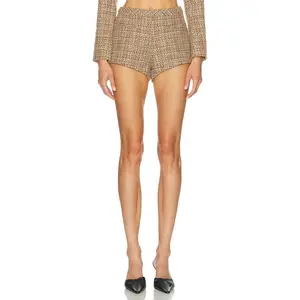 LOBA Daphne Tweed Hot Short in Brown Multi