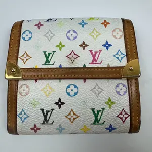 Pre-owned Louis Vuitton leather Mini Bags Mini Bag with Colorful Monogram Pattern and Brown Accents