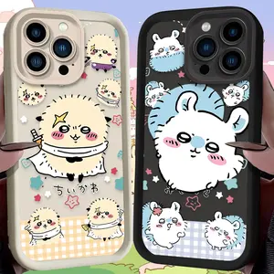 Cute C-Chiikawa Anime Case For iPhone 17 Air 16 15 14 13 12 11 Pro Max Plus  Soft Silicone Cover