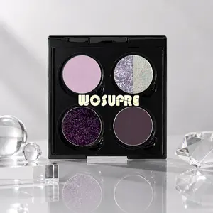 WOSUPRE Professional Purple Eye Palette  Long Lasting Glam Makeup