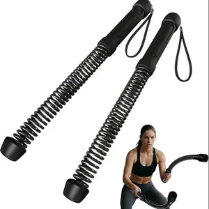 Wireless Battle Rope (1/2 Piece Set), Portable Fitness Rope for Hit Training, Aerobic Exercise, Muscle Training, Low Impact Home Gym Equipment, Home Workout Equipment