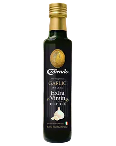 Caliendo Premium Garlic Infused Extra Virgin Olive Oil, Authentic Italian 8.5 Fl Oz Bottle