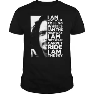 Chris Cornell I Am The Highway Classic Black Unisex T-Shirt