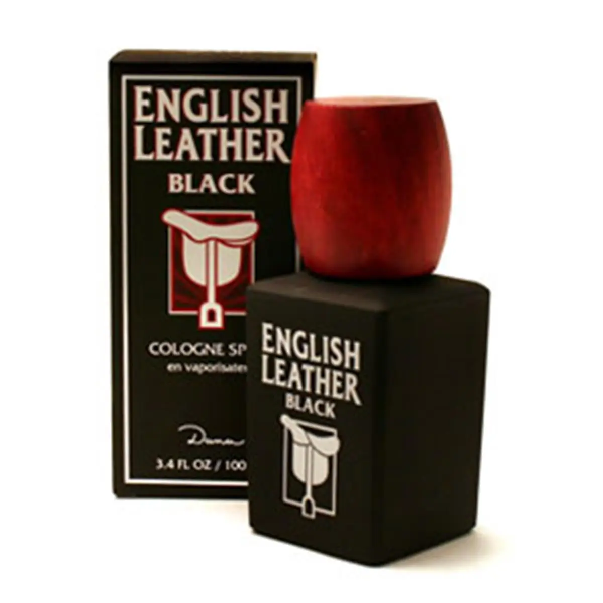 Dana Enkmcs34 Men's Black English Leather Cologne Spray - 3.4 fl oz Spray Bottle, Independent & Confident Everyday Fresh Clean Scent Fragrance, Everyday Fragrance, Men's Fragrance
