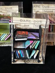Mini Library Book Cart