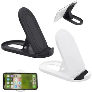 Cell Phone Stand,2Pack Portable Foldable Desktop Cell Phone Holder, Adjustable Universal Multi-Angle Cradle Stands for Tablet iPad  15 14 13 12 11 X/xr/xs max  Galaxy, Black and White