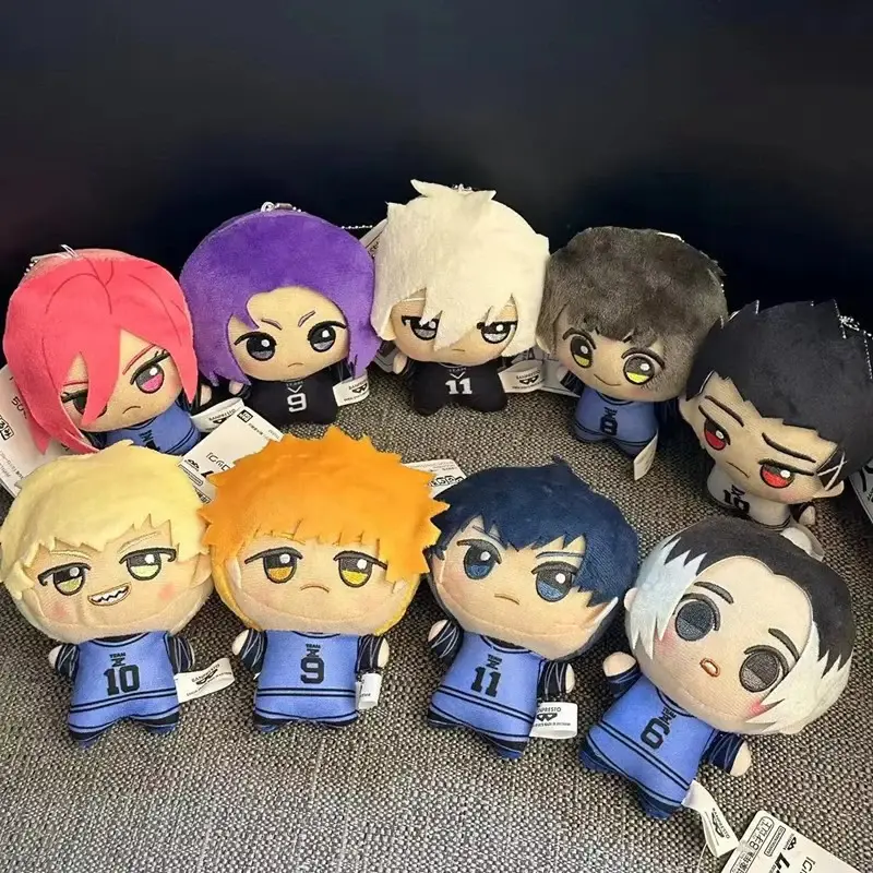 10cm Blue Lock Plush Toy Keychain Seishiro Nagi Isagi Yoichi Chigiri Bachira Meguru Charm Anime Peripheral Cute Stuffed Doll Bi