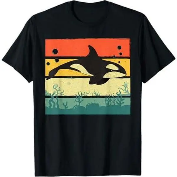 Cool Orca Design For Men Women Kids Killer Whale Orca Lover T-Shirt
