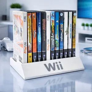 Wii Game Storage Stand for 12 Cases – Display & Organizer