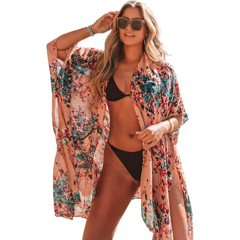 Bohemian Kimono Cardigan for Women Lightweight and Colorful Cover Up with Ethnic Prints Ideal for Beach Pool Holiday Timeless Style for Every Woman
