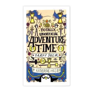 78 Card Adventure Time Tarot Deck, English Visual Oracle Reading Game, Party Fun, Beginner Friendly, Perfect Gift for Holidays and Birthdays