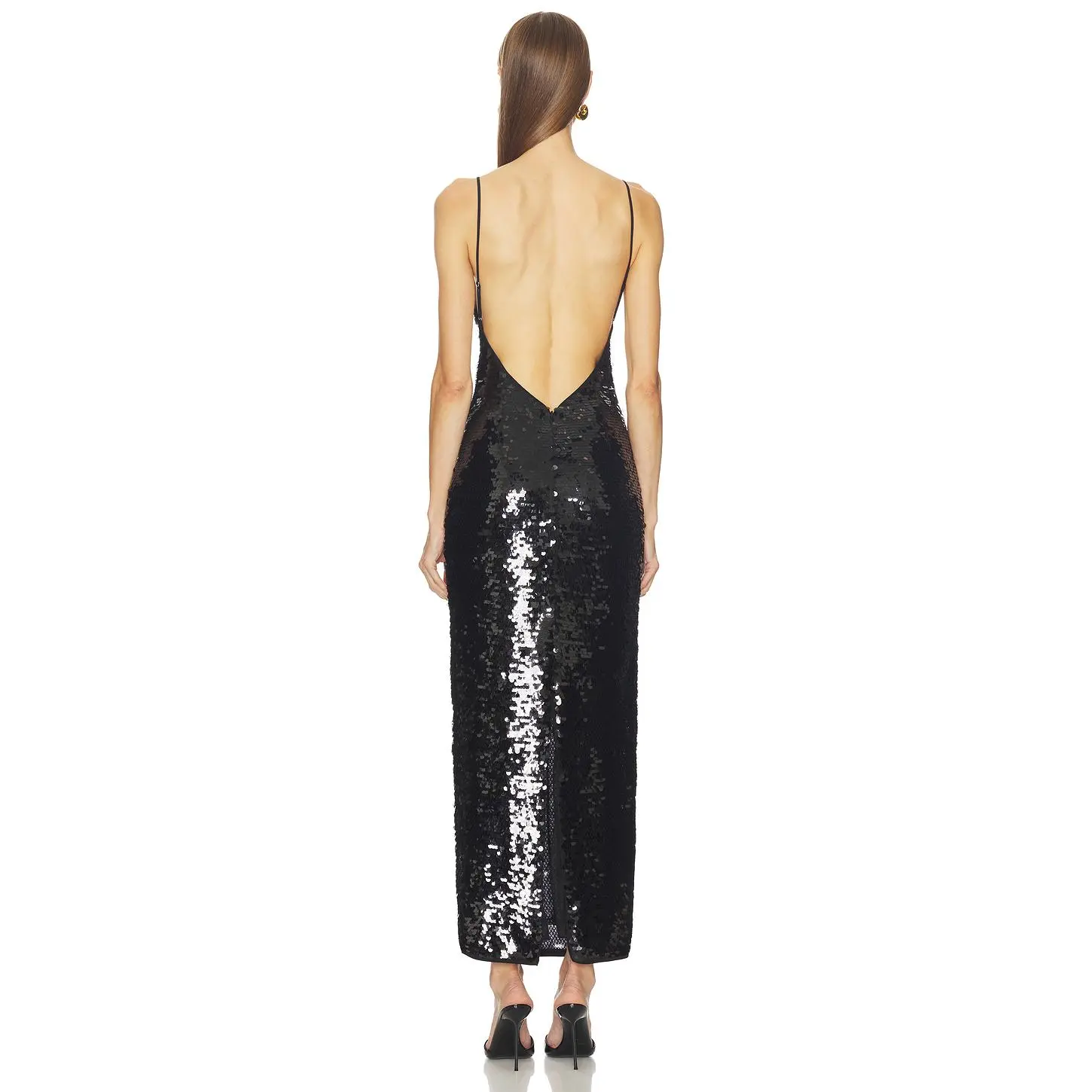 amara backless mini dress black Amara Mini Dress Green main image 1