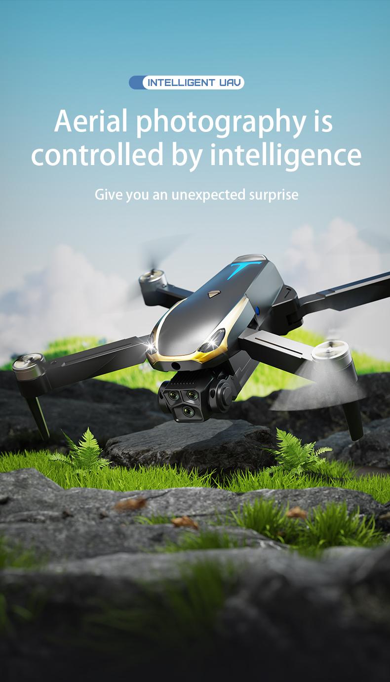 2026 M8 Pro Drone – 4K EIS Camera, GPS & 5G WiFi FPV, Brushless Motor, Optical Flow Hover, Smart Obstacle Avoidance, Auto Return, 360° Stunt Roll, Dual Batteries Included
