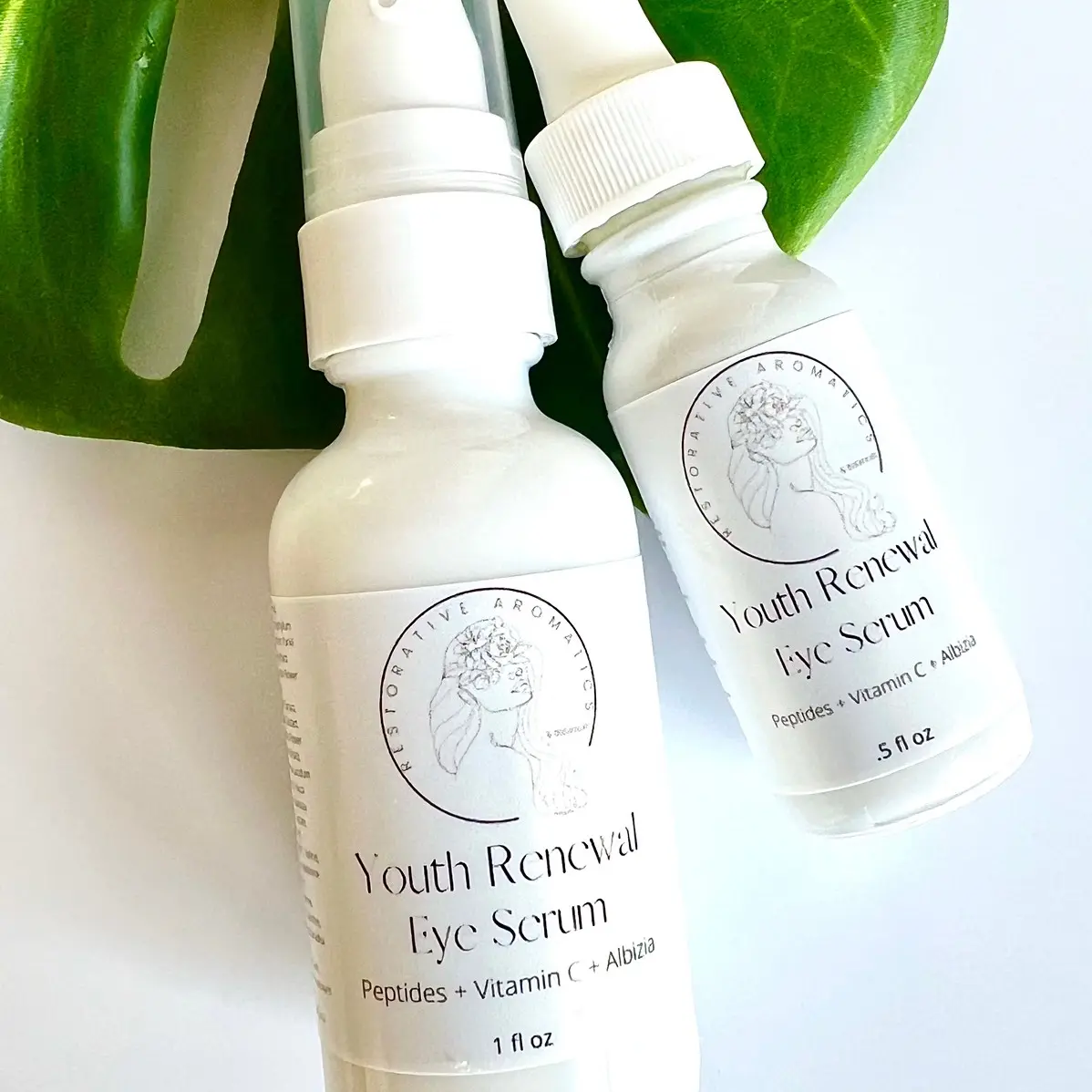 Youth Renewal Eye Serum - Peptides, Vitamin C, Retinol, Albizia Extract  - Dark Circles, Puffy Eyes, Restorative Under Eye Serum