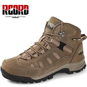 R CORD Women's Hiking Boots Waterproof Lightweight Women's Hiking Shoes Ankle Support Outdoor Hiking Shoes Non-slip Stable Shoes Weatherproof Footwear Durable Rubber Sole Tread Pattern Stability SpringStatements