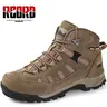 R CORD Women's Hiking Boots Waterproof Lightweight Women's Hiking Shoes Ankle Support Outdoor Hiking Shoes Non-slip Stable Shoes Weatherproof Footwear Durable Rubber Sole Tread Pattern Stability
