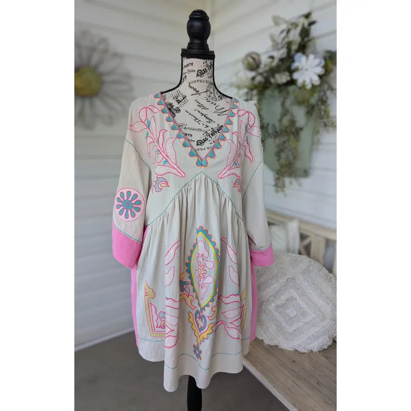 bhldn floral appliqu fit-and-flare mini dress - TikTok Shop bhldn floral appliqu fit-and-flare mini dress - TikTok Shop