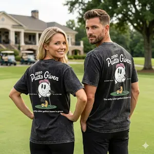 Zero Putts Given Vintage Graphic Hoodies For Men For Women, Trendy Gift – Funny Golf Apparel, Cotton Menswear, Retro Sportswear Top