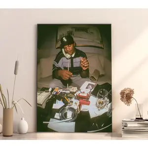 Eazy E Rap Hip Hop 90s Print Poster Decor Decoration