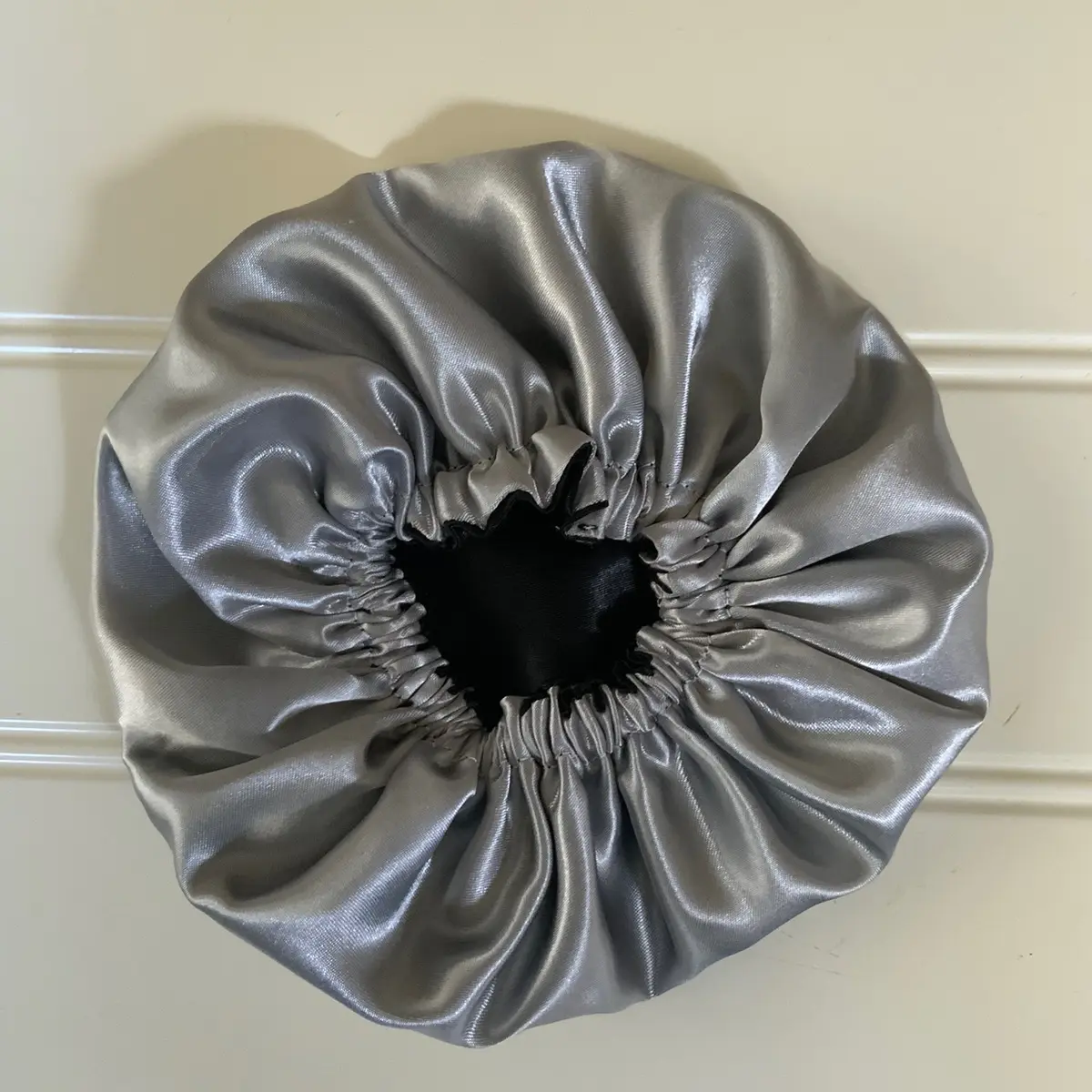 Solid Satin Reversible Bonnet Size Adult Small