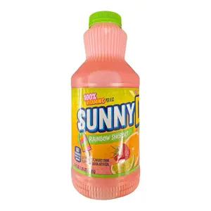 Sunny D Rainbow Sherbet Flavor Juice 1 Bottle 1.25 QT - 100% Vitamin C per 8 oz