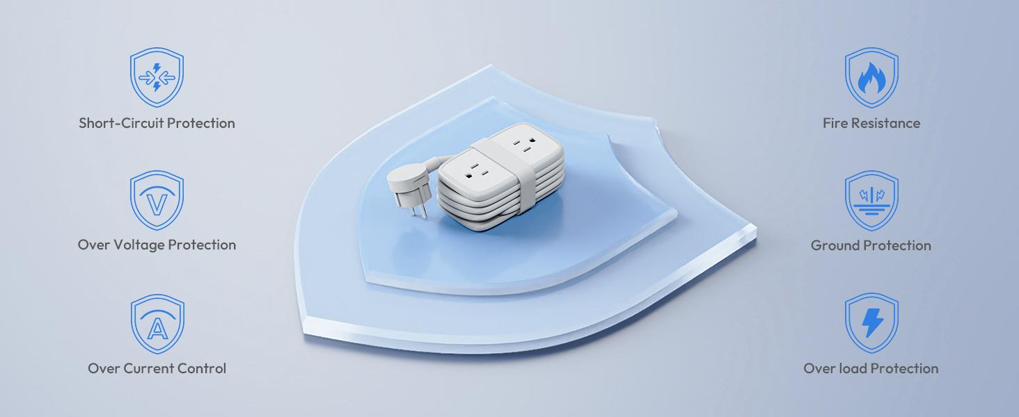 NTONPOWER European Travel Plug Adapter, Type E F Plug Adapter, Italy Travel Adapter with 4 Outlets 3 USB(1USB C) Ports, 4FT Wrapped Around Cord for Travel Spain Iceland Europe Travel Essentials tiktokshopspringglowup outdoorfun NTONPOWER European Travel Plug Adapter, Type E F Plug Adapter, Italy Travel Adapter with 4 Outlets 3 USB(1USB C) Ports, 4FT Wrapped Around Cord for Travel Spain Iceland Europe Travel Essentials tiktokshopspringglowup outdoorfun