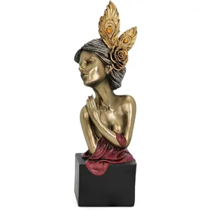 Modern Women Bust Statue for  Deacorations,  Sculpture for Modern Aesthetic Decorations,  Decor Statues and Sculptures,Shelves Decor for Bathroom Office,Housewarming Gifts