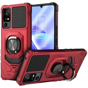 For TCL 40 XE 5G Rome Tech Armor Case - Metal Protection Magnetic Smartphone