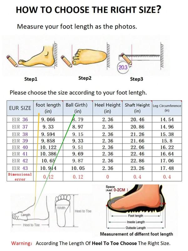 Chunky Heel Over-The-Knee Boots, Wide Calf, Brown, Round Toe, Elastic Shaft, Anti-Slip High Heel Boots For Women