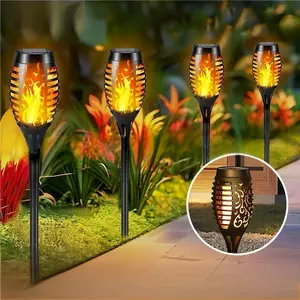 Solar flame lights, LED torch lights, outdoor garden decoration lights, solar landscape lights, lawn lights, Halloween decoration lights, Christmas decoration lights