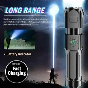 A76 Rechargeable Flashlights 20000 High Lumens - Brightest LED Flash Light 7 Modes with COB Side Light,High  Handheld Flashlight for  Camping