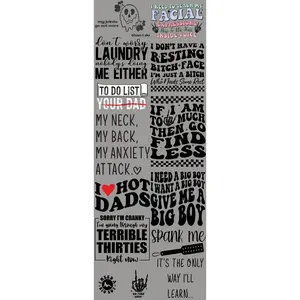 Ready to Mingle DTF Transfers Gang Sheet 22” wide x 60” long DTF Gang Sheet