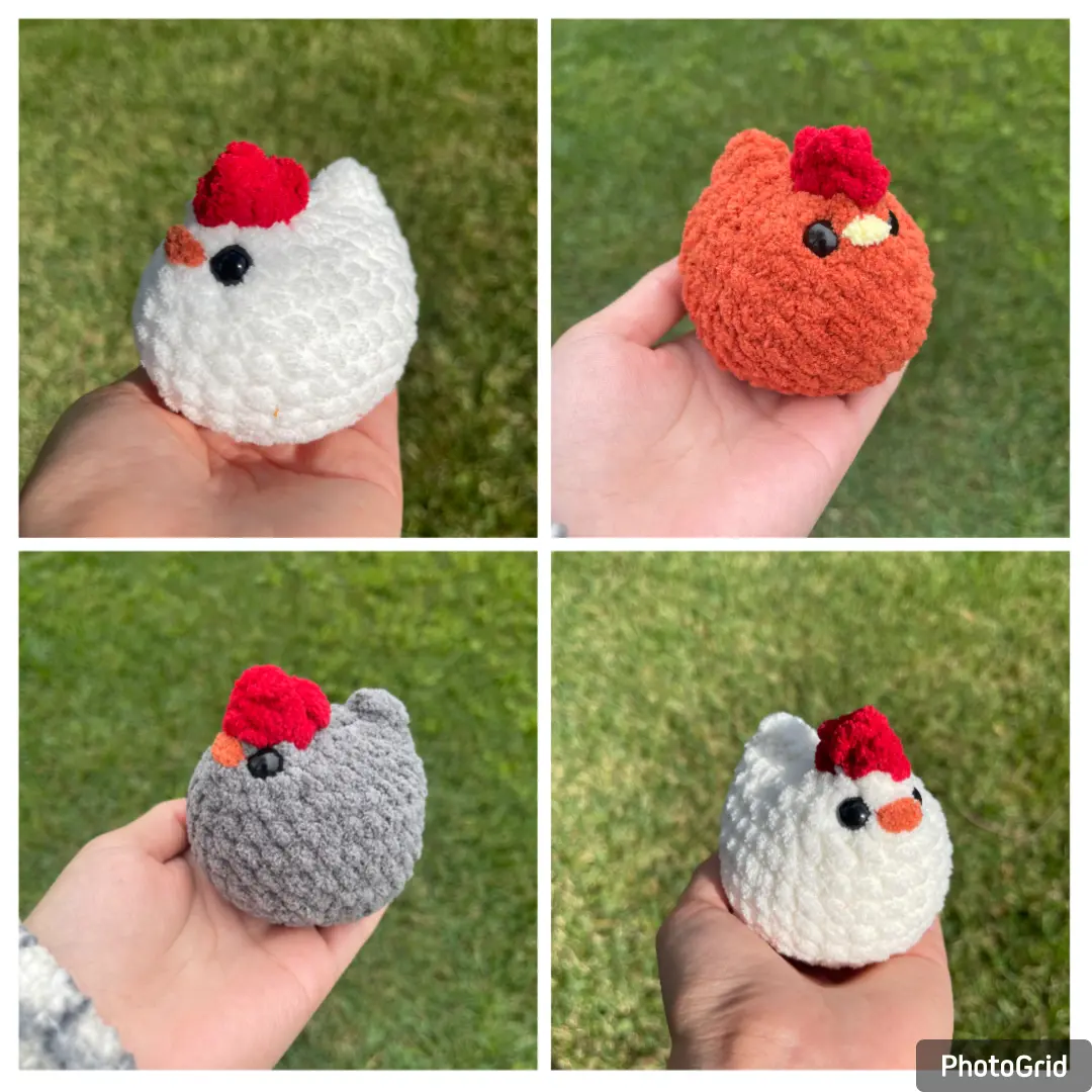 Handmade Crochet Chicken