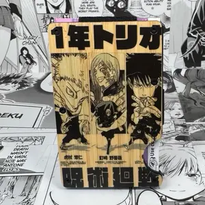 JJK Gang Anime Minimalist Wallet – Slim Metal Card Holder w/ Money Clip