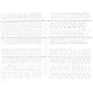 Letter Board Letters Only for Flet Letter Boards, Plastic Letter Board Sign Message Board Letters, Word Board with Letters, Numbers & Symbols Felt Letters for Changeable Changeable Letter Boards (170)