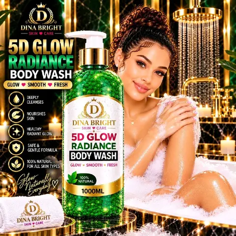 5D GLOW RADIANCE BRIGHTENING BODY WASH – RADIANCE RECHARGE & EVEN-TONE CLEANSER.
