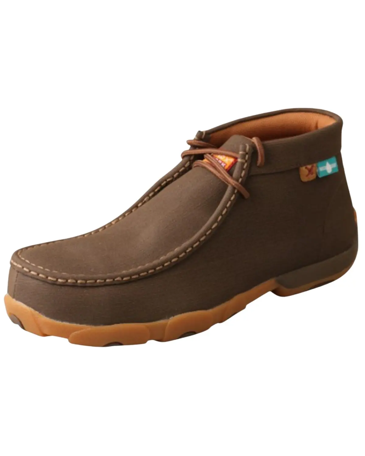 Twisted X Men's Men'S Waterproof Work Chukka Driving Moc Nano Composite Toe - Mdmntw1