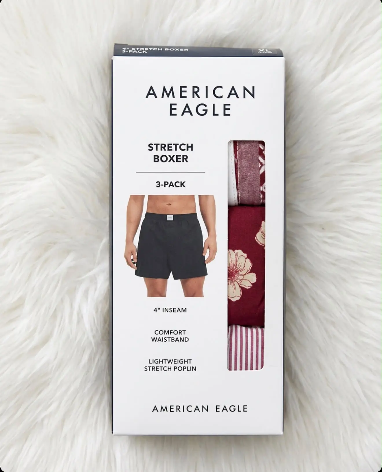 Men's Stretch Boxers, Casual Daily Use Underwear