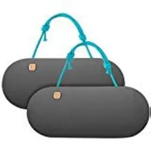 PURGGO Car Air Freshener - Auto Odor Eliminator, Neutralizer - 100% Activated Bamboo Charcoal Air Purifier - Absorb and Remove Smoke Smell - Fragrance-Free Deodorizer - Lasts 365+ Days [LAVA GRAY]