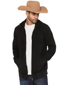Moonshine Spirit Men's Spirit&Reg; Outlaw Country Solid Hooded Jacket - Msfa25sw2-Blk