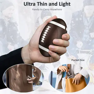 Hand Warmers Rechargeable 2 Pack 5000mAh Rugby and Avocado Pocket Warmer Electric Hand Warmer with 2 USB Cable Fast Heating Gifts for Adults Camping Winter Ultra Thin and Light Handy to Carry Anywhere Pocket Size