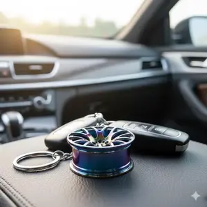 Metal Gear Shift Keychain for Car Enthusiasts, Manual Transmission Knob Keyring, Customizable Automotive Accessory, Heavy Duty Mechanical Style Gift for Men, Unique Car Decor & Creative Present