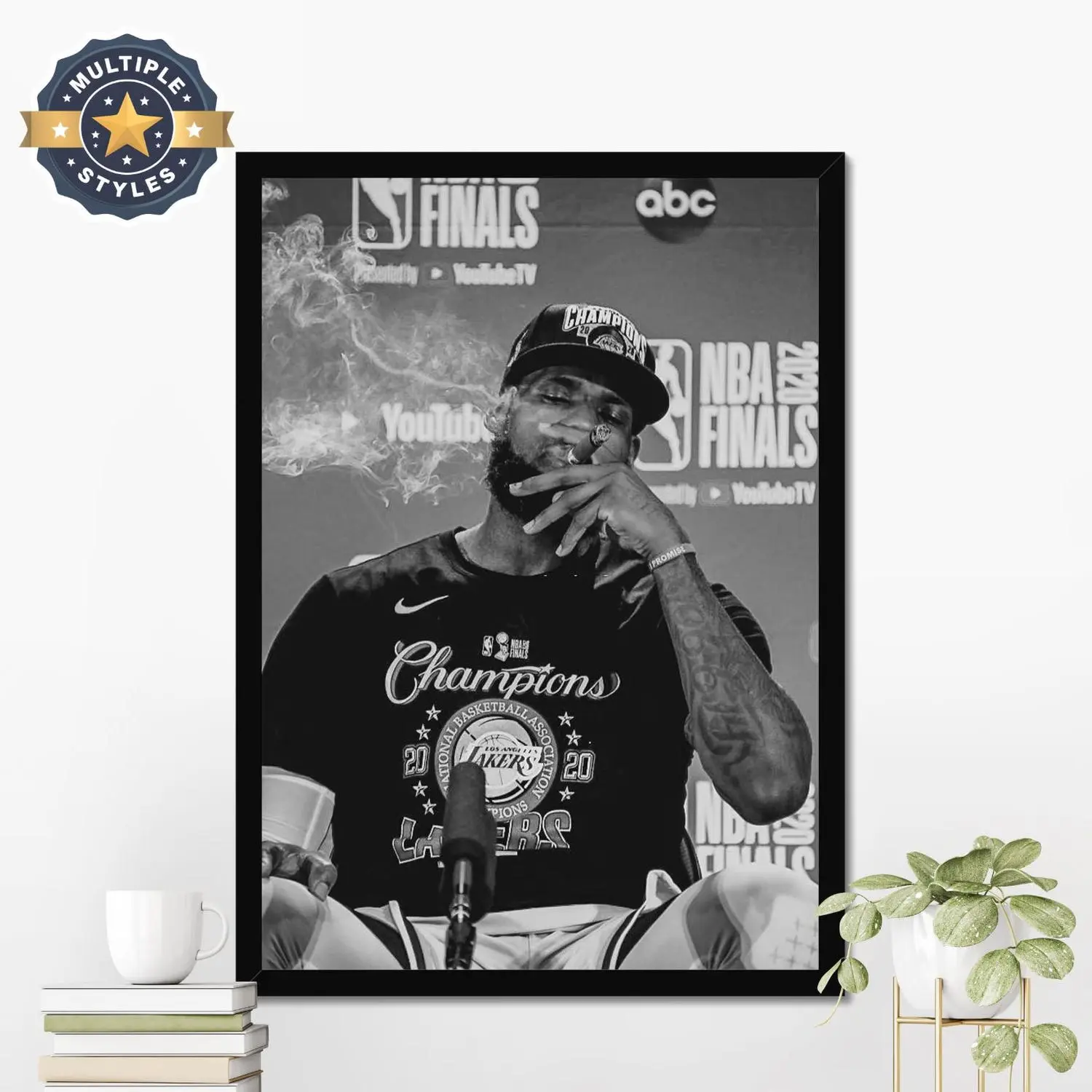 LeBron James Poster, LeBron James Wall Art, Poster, Vintage  Poster,  Wall Art, Gift For Him, Motivational Sport Poster Decor Decoration